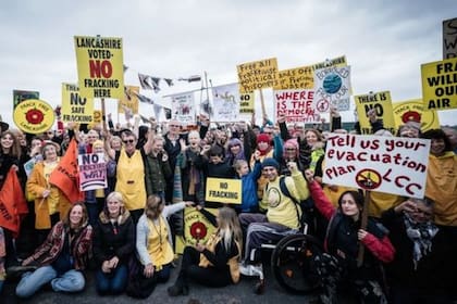 Las protestas contra el fracking han aumentado conforme esa técnica es implementada en cada vez más perforaciones