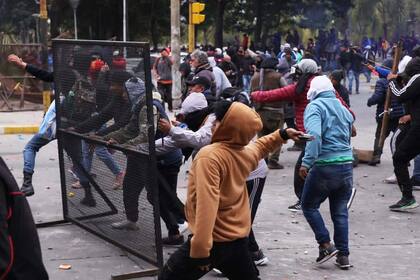 Las protestas de ayer en la Legislatura de Jujuy
