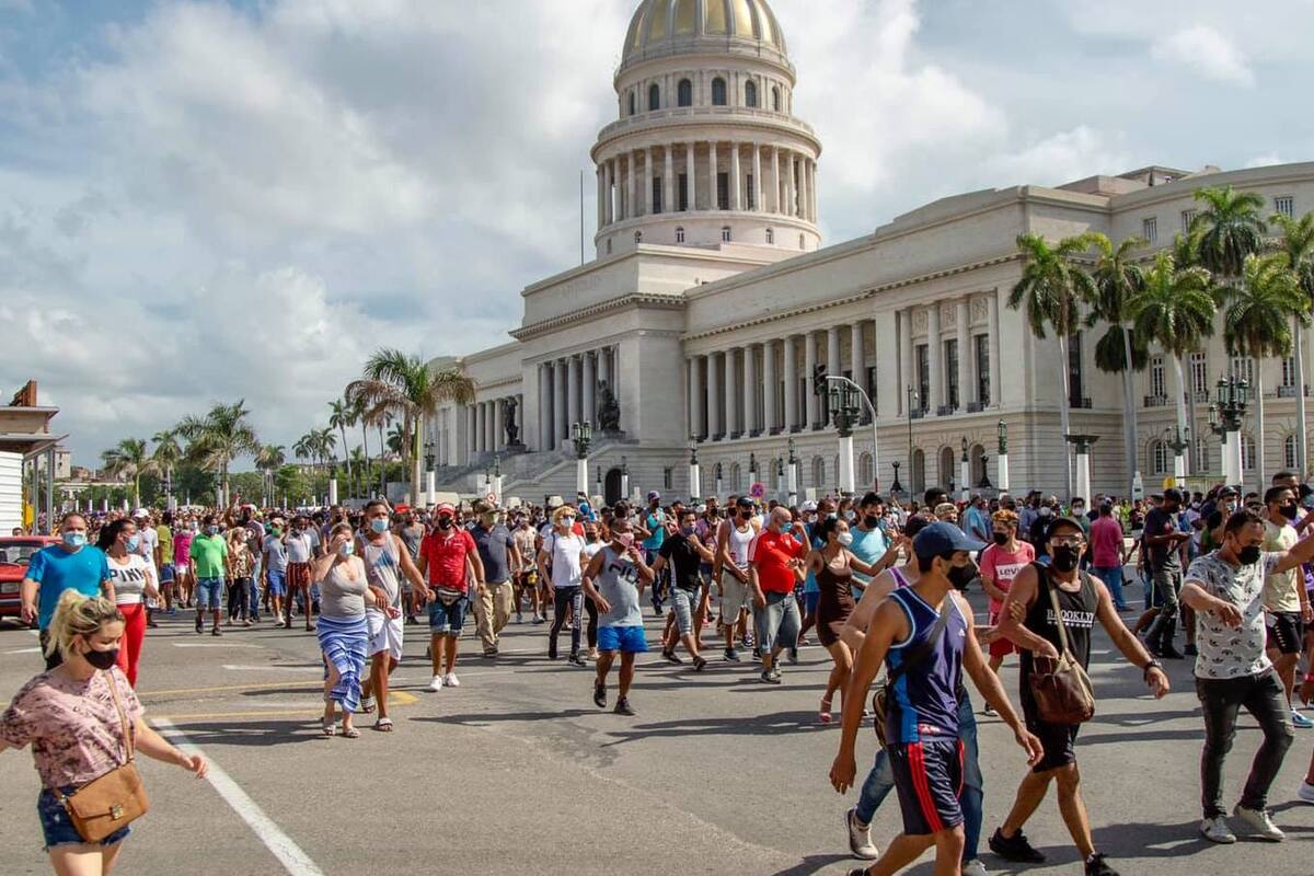 Las protestas del domingo 11 en Cuba, ¿el inicio de un punto de inflexión? (Crédito: Marcos Evora)