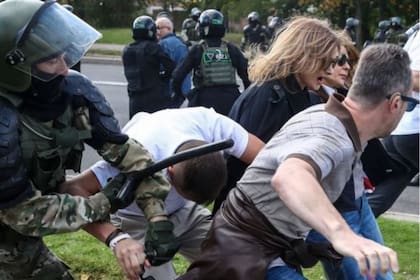 Las protestas en Bielorrusia han sido duramente reprimidas por las fuerzas del orden.