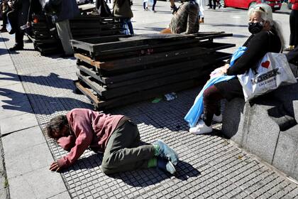 Las vallas que fueron quitadas ayer de los alrededores del Congreso