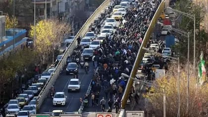 Las protestas, que comenzaron en Teherán, vienen sucediendo desde el pasado domingo