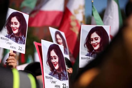 Las protestas contra el régimen iraní tras la muerte de Masha Amini, en 2022