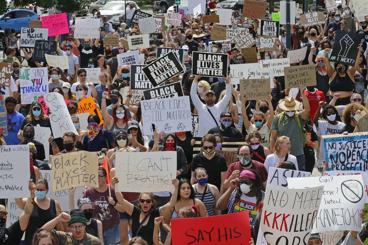 Las protestas se expandieron ayer a varias ciudades norteamericanas, como Salt Lake City
