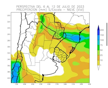 Las proyecciones de precipitaciones
