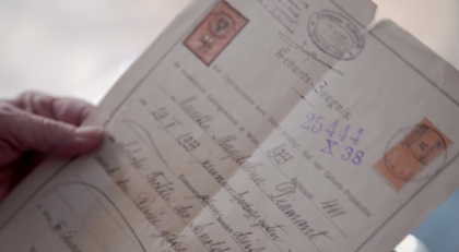 Las pruebas de la identidad de Mariette, en un fragmento del documental