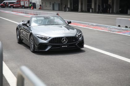 Las pruebas en pista con los modelos AMG se hicieron en el Autódromo Hermanos Rodríguez, en la Ciudad de México