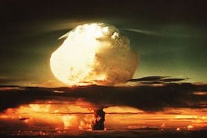 Las pruebas nucleares sobre la superficie terrestre en la década de 1950 cambiaron la composición de la atmósfera.