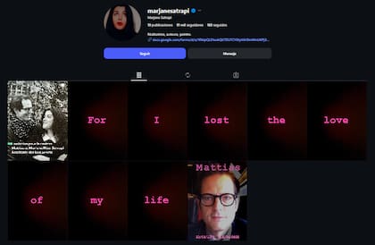 Las publicaciones realizadas por Marjane Satrapi antes de su abrupta muerte
