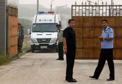 Las puertas de la Prisión Número 2 de Pekín, en una imagen de 2012