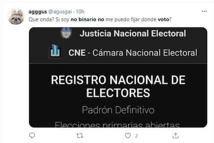 Los reclamos por la plataforma de consulta del padrón electoral