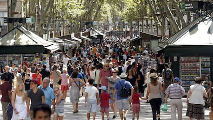 Las Ramblas es uno de los paseos más turísticos de Barcelona