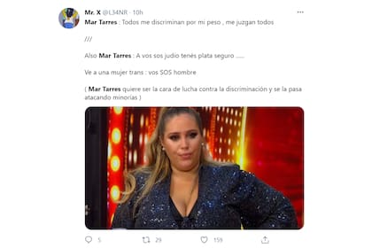 Las reacciones de los usuarios de las redes sociales no se hicieron esperar y condenaron la actitud de Tarrés hacia Miranda