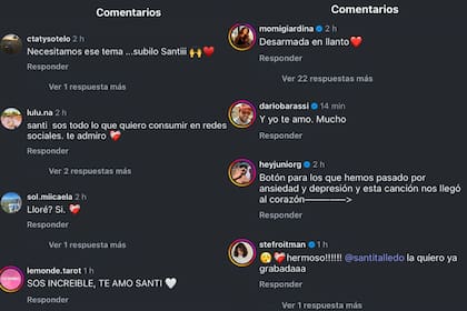 Las reacciones de sus amigos y seguidores no tardaron en aparecer (Captura: Instagram @nadiedicenada)