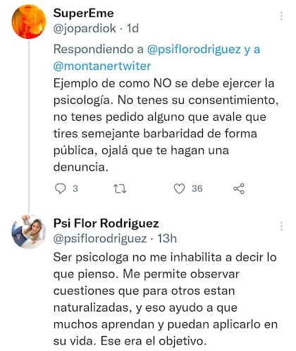 Las reacciones de sus seguidores fueron diversas, desde personas que coincidieron con ella y otros que defendieron al cantante