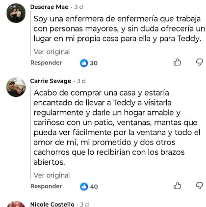 Las reacciones en Facebook a la conmovedora historia