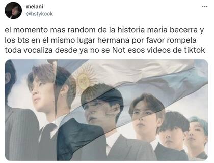 Las reacciones en las redes sociales por la llegada de María Becerra a los Grammys (Foto: Twitter)