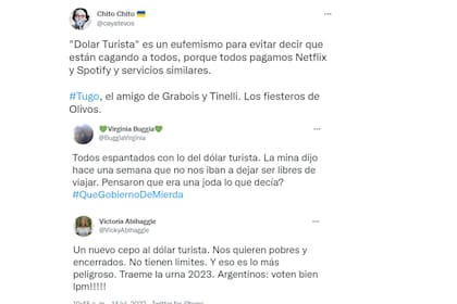 Las reacciones en redes apuntaron al Gobierno Nacional (Captura Twitter)