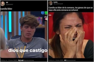 Las redes estallaron luego de que Camila ganara el liderazgo de la semana en Gran Hermano (Foto: Twitter)