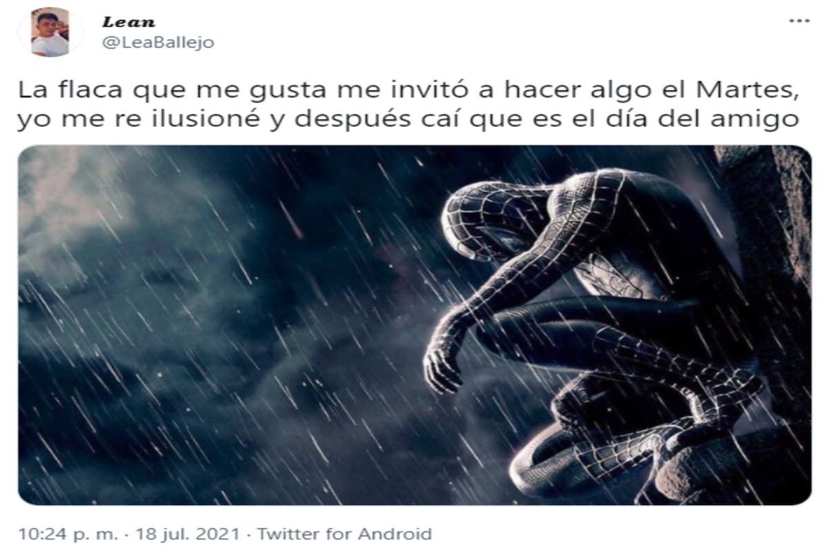Las redes estallaron por el Día del Amigo.
