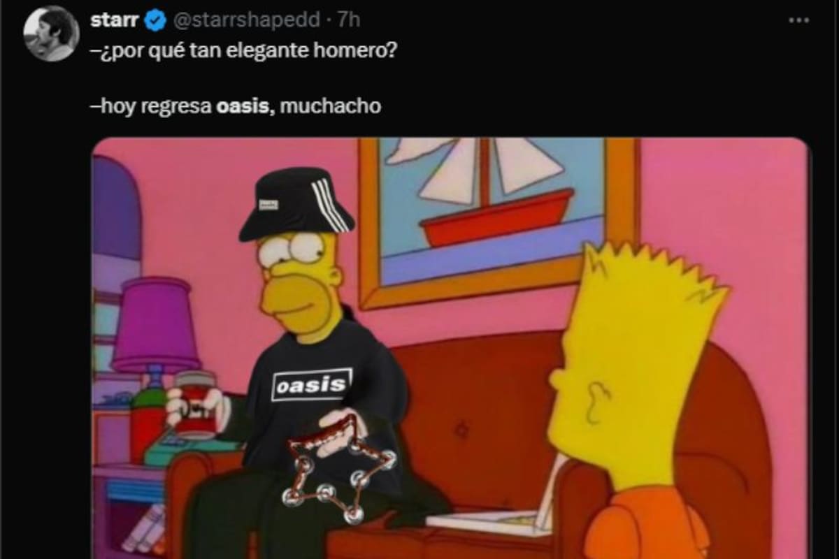 Las redes sociales estallaron con memes sobre el primer show de Oasis después de 16 años separados