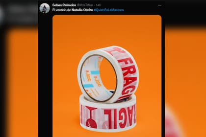 Las redes sociales hicieron referencia al diseño del vestido (Captura Twitter)