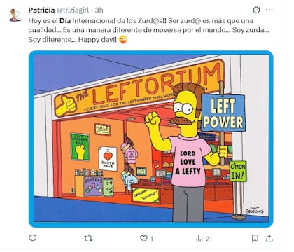Las redes sociales se llenaron de memes por el Día Internacional de los Zurdos (Captura: X)