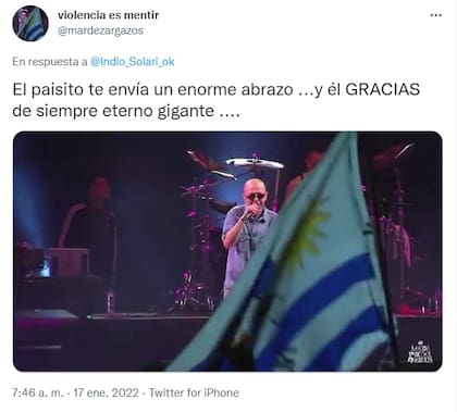 Las redes sociales se llenaron de saludos para el Indio Solari