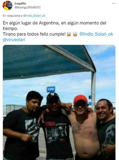 Las redes sociales se llenaron de saludos para el Indio Solari