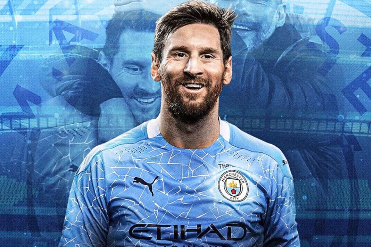 Las redes ya imaginan a Messi con la camiseta del Manchester City