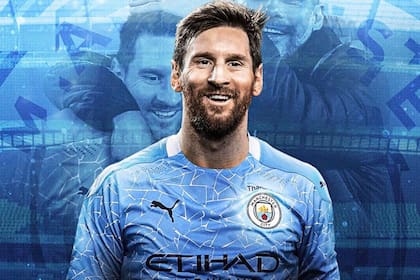 Las redes ya imaginan a Messi con la camiseta del Manchester City