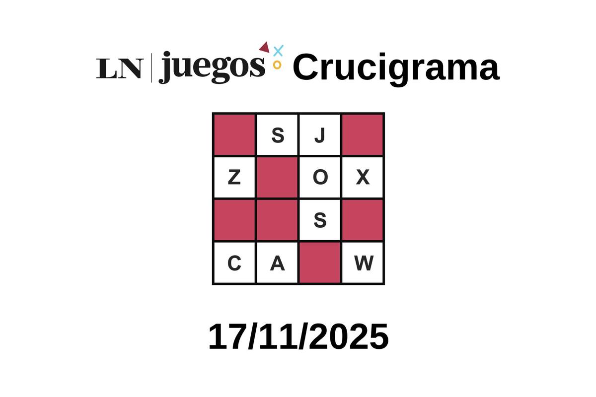 Las respuestas al crucigrama del 17 de noviembre de 2025