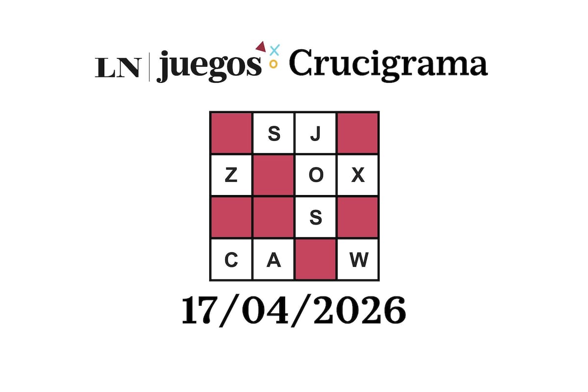 Las respuestas al crucigrama del viernes 17 de abril