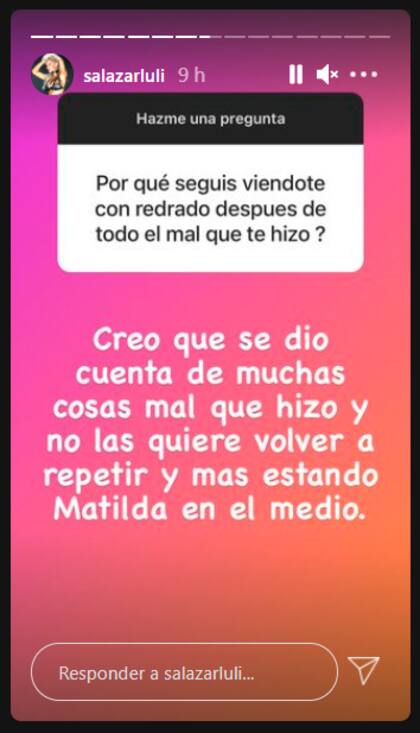 Las respuestas de Luciana Salazar sobre su relación con Martín Redrado