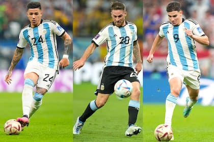 Las revelaciones del Mundial en Argentina: Enzo Fernández, Alexis Mac Allister y Julián Alvarez