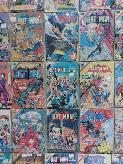Las revista de comic están disponibles para la consulta