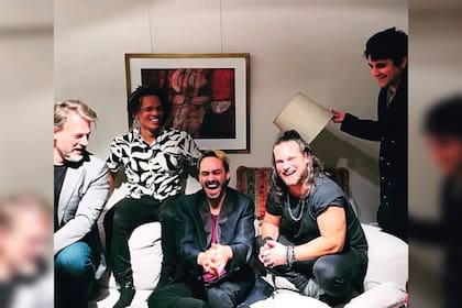 Las risas no faltaron en el encuentro (Foto Instagram @pablo_silberberg)