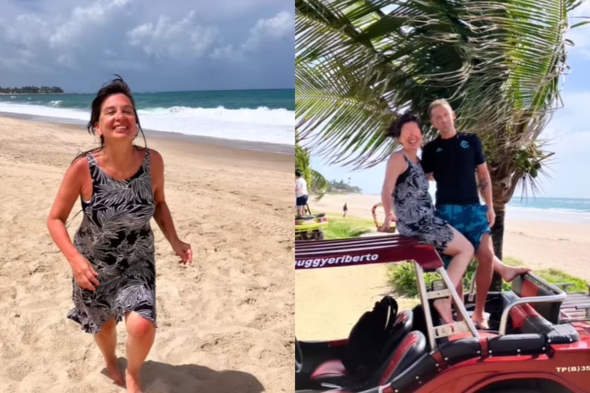 Las románticas vacaciones de Edith Hermida en las playas de Brasil junto a su nueva pareja