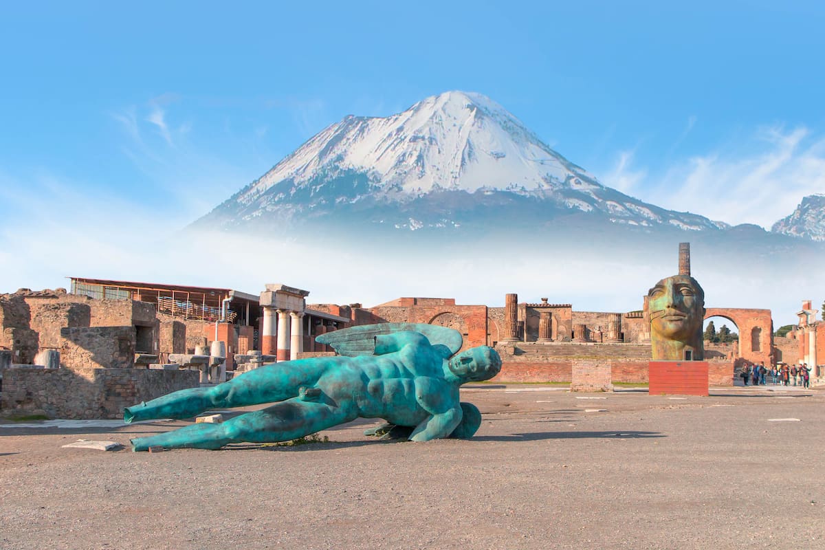 Las ruinas de la antigua ciudad del Imperio Romano, que desapareció tras la erupción del Vesubio hace casi 2000 años