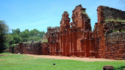 Las ruinas de San Ignacio Miní son un punto obligado en las recorridas por Misiones