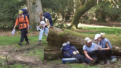 Las salidas de exploración son parte del programa del premio Duque de Edimburgo.