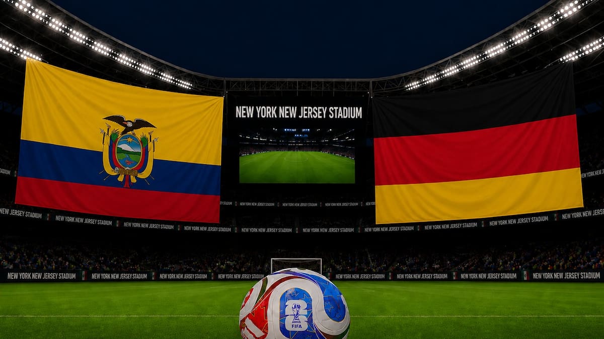 Alemanha x Equador, Copa do Mundo de 2026 AO VIVO: horário, TV e escalações