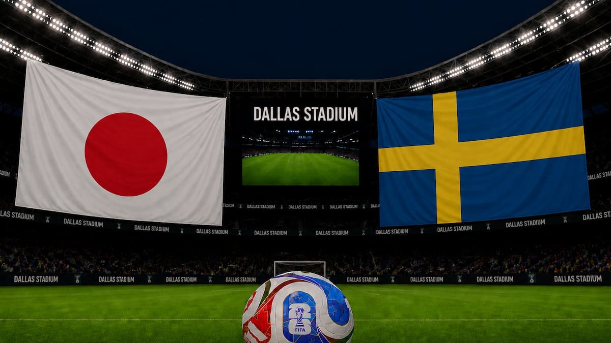 Japão x Suécia, Copa do Mundo de 2026 AO VIVO