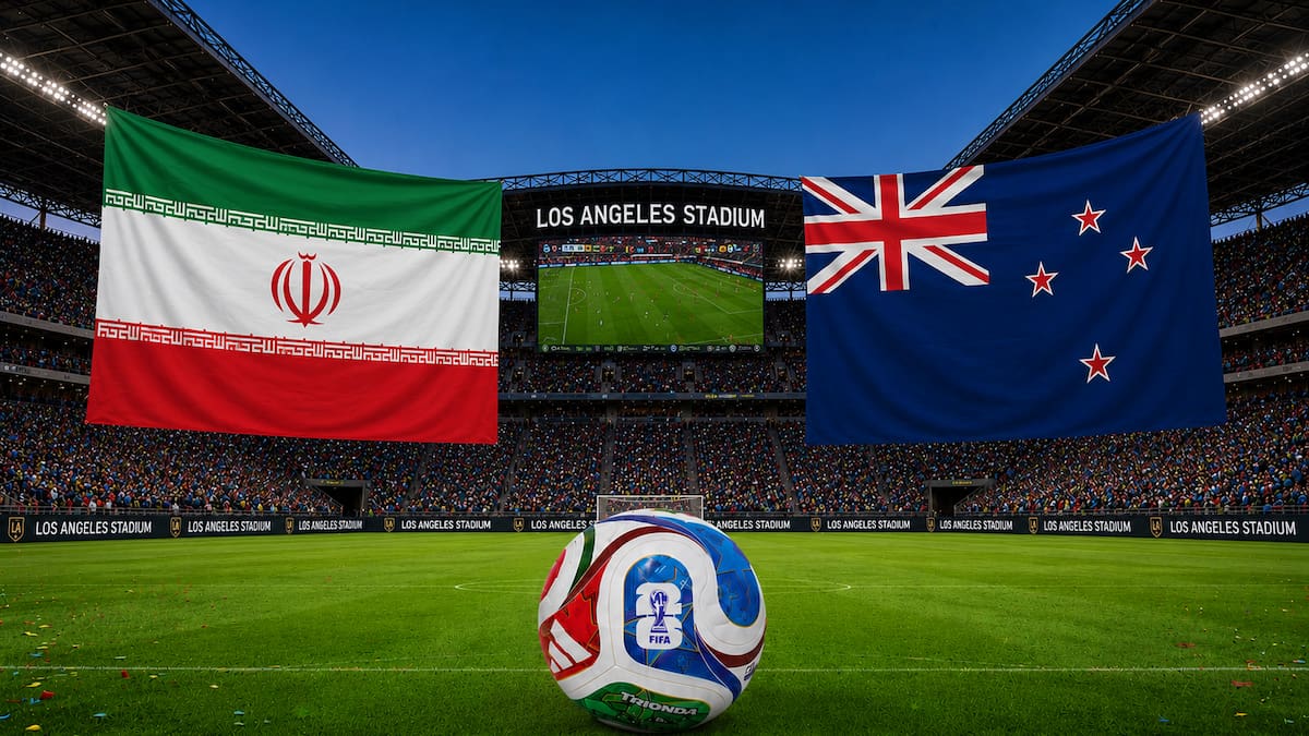 Irã x Nova Zelândia AO VIVO pela Copa do Mundo de 2026