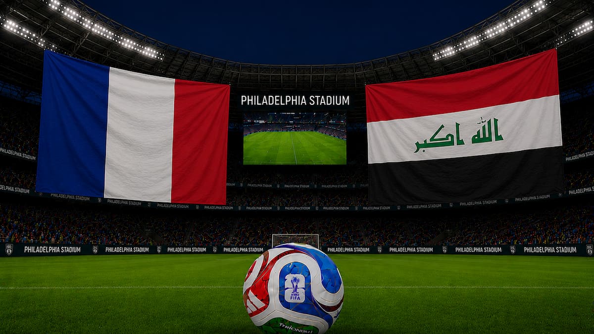 França x Iraque AO VIVO pela Copa do Mundo de 2026: horário, TV e escalações