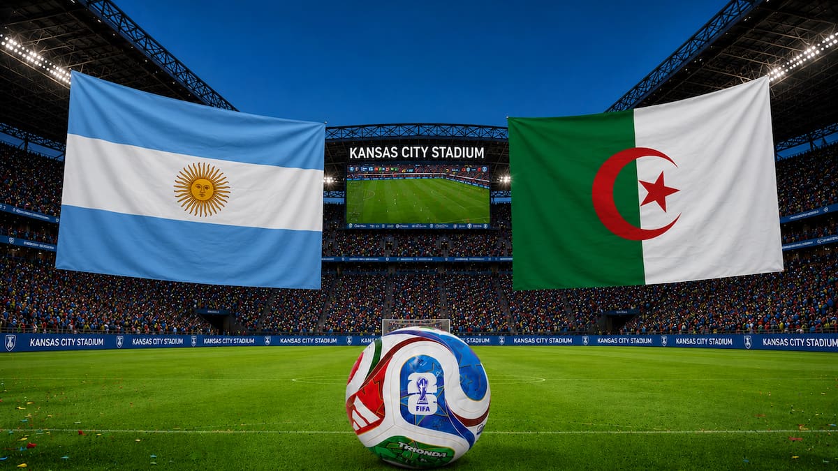 Argentina x Argélia, Copa do Mundo de 2026 AO VIVO: horário, TV e escalações
