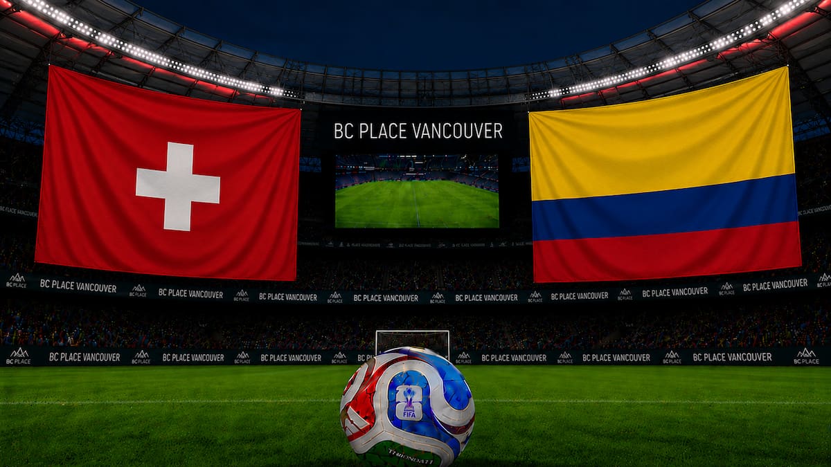 Suíça x Colômbia Copa do Mundo de 2026 AO VIVO: horário, TV e escalações