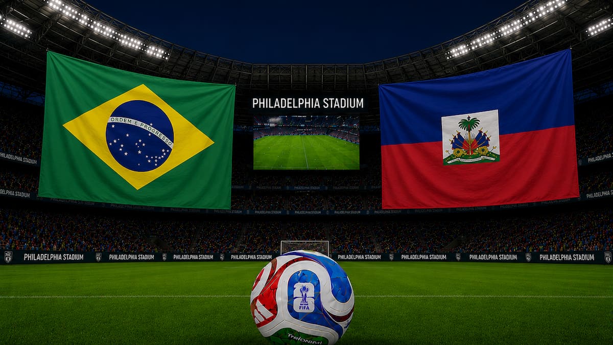Brasil x Haiti AO VIVO pela Copa do Mundo de 2026