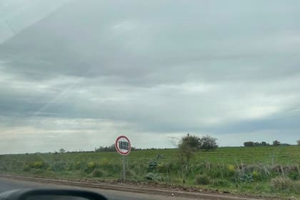 Las señales tapadas con las que se encontraron los usuarios