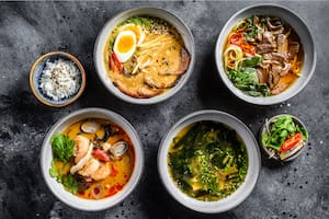 Las sopas del sudeste asiático no llevan cremas ni leche.